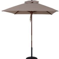 5 1/2 ft. Wood Market Square Umbrella