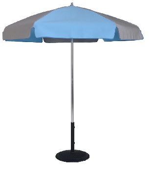 6.5 Ft. Aluminum Pop-Up No Tilt Steel Rib Umbrella