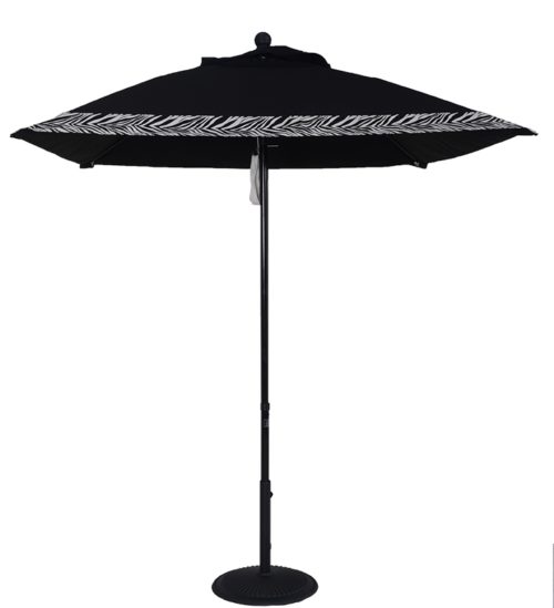6 1/2 ft. Aluminum Market Square Double Pulley Umbrella