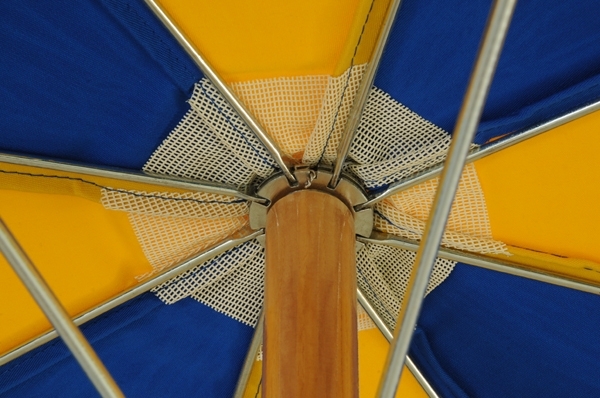 Wood Beach Umbrella Top Hub