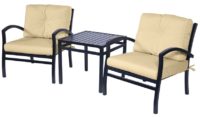 Cleaning Outdoor Patio Furniture 3 Pc. Bistro Furniture Set (Fremont Collection)